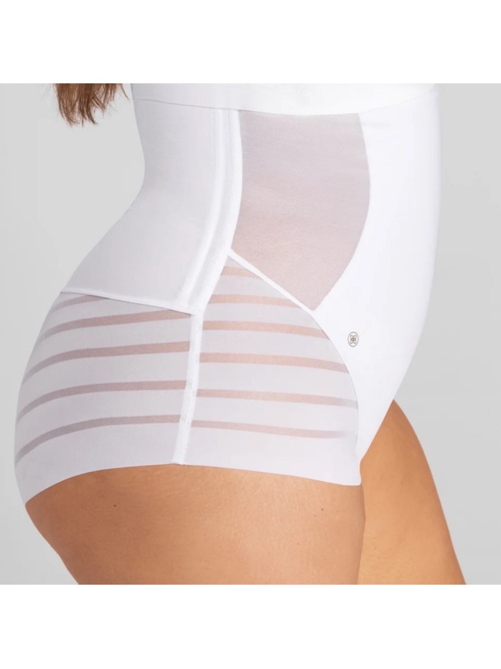 HONEYLOVE Queen Brief Shorts Shapewear in Astral White - Picture 2 of 9